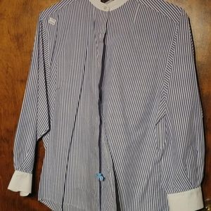 Butler Bass Men's Long Sleeve Dress shirt Medium